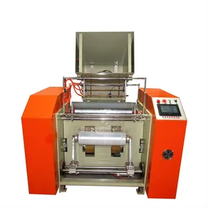 Automatische Stretch Film Snijmachine Handleiding Aluminiumfolie Roll Rewinder Met Lage Kosten