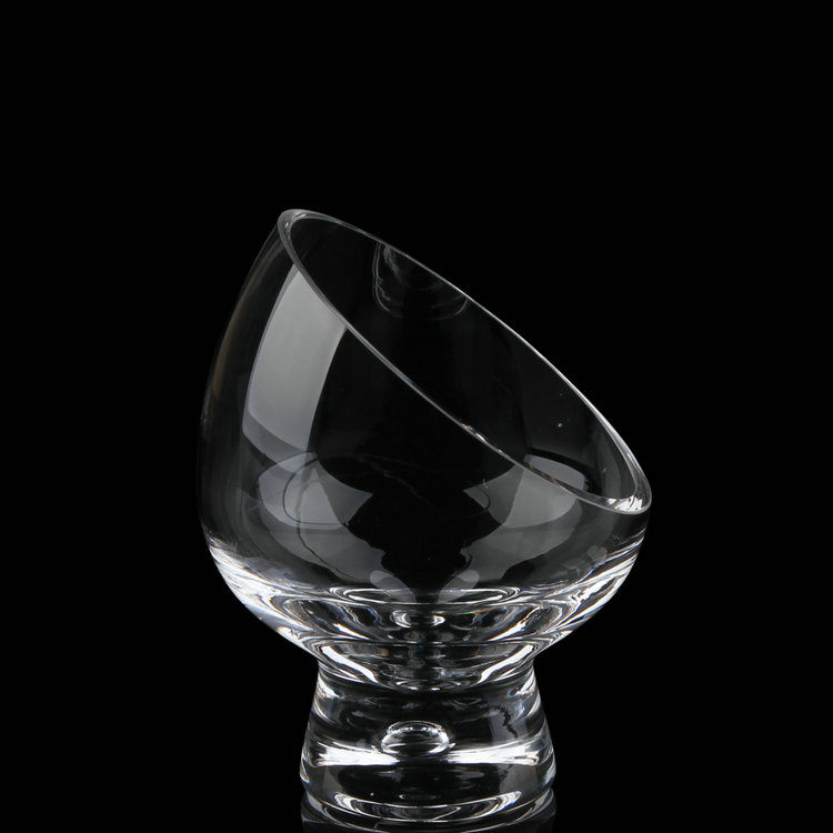 Slant Ice Cream Bowls High Quality Glass with Food Grade Certification Color Box Customized for Dessert Salad Fruit Ect. 5000PCS