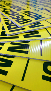 48 "<span class=keywords><strong>x</strong></span> 96" 4mm Coroplast Feuille pour L'impression de La Publicité Extérieure, PP Ondulé Panneau Publicitaire - Product Image 4