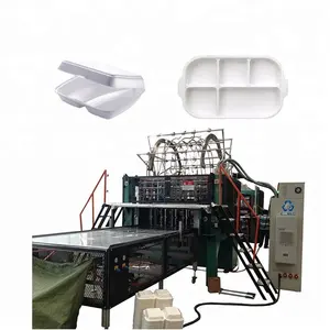 Auto PSP Production Line Fast Food Box Making MachinePS Foam Food Box Production Line
