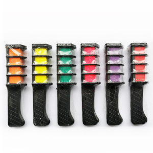 Craies colorées temporaire non toxique, ensemble de 6 couleurs, pour coloration des cheveux, pour filles - Product Image 4