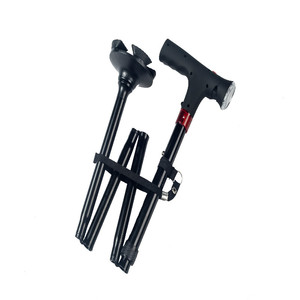 Medco High Quality Professional Multifunctional <strong>Foldable</strong> Aluminum Cane Alarm <strong>Walking</strong> <strong>Stick</strong> with Led - Product Image 3
