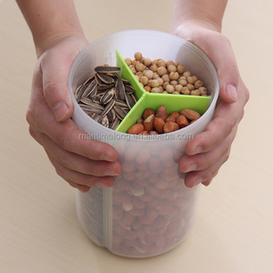 Conception de séparateur Cuisine Boîte de Rangement Des Aliments Scellé Bac À Légumes Réfrigérateur Boîte de Rangement Des Aliments En Plastique Boîte de Conservation <span class=keywords><strong>Conteneur</strong></span> - Product Image 1