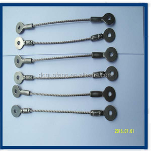 7*7 7*19 inoxidable Utilizado/terminal de <span class=keywords><strong>cable</strong></span> de <span class=keywords><strong>acero</strong></span> galvanizado con <span class=keywords><strong>ojal</strong></span> - Product Image 1