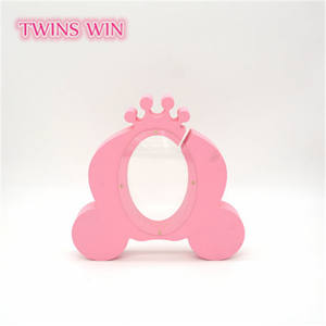 2018 unico piccola corona di legno carino piggy bank per i bambini - Product Image 2