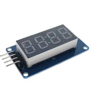 TM1637 4 Bits Digital LED Display Módulo 7 Segmento 0,36 polegadas Relógio ânodo Tubo Quatro Serial Driver Board levou tubo digital