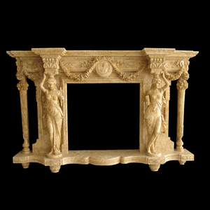 Lndoor decoración grande independiente fundido <span class=keywords><strong>chimenea</strong></span> de piedra - Product Image 2