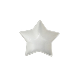 Tabela decoração estrela forma concisa branco fruta pipoca cerâmica sobremesa sncak saladas tigelas - Product Image 2