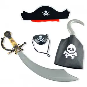 Nicro Halloween Pirate Theme Baby Boy Birthday Kids Cosplay Costumes Party Items Supplies Set