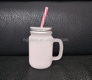 Mason Jar with Frosted Sublimation