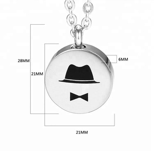 Marlary ciondolo per papà commemorativo in acciaio inossidabile collana con ciondolo cremazione all'ingrosso papà <span class=keywords><strong>e</strong></span> <span class=keywords><strong>mamma</strong></span> negozio di gioielli in cenere - Product Image 6