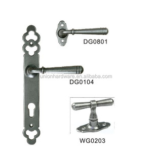 Trang trí chống sắt gỉ door handle, gang door handle, đúc sắt xử lý - Product Image 1