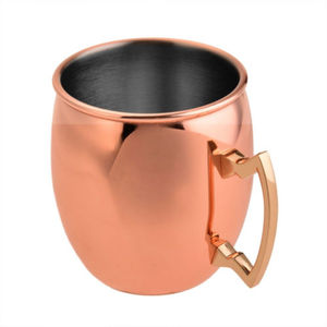Ensemble cadeau de tasse à Moscow Mule en cuivre martelé, laiton et acier inoxydable pour France Ocean 5 Port Ellen <span class=keywords><strong>Islay</strong></span> Powers President - Product Image 6