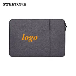 Logo personalizzato Sacchetto del Computer portatile impermeabile Feltro Notebook Manicotto Del Computer Portatile Del Sacchetto Del Sacchetto Della Cassa antiurto borsa Del Computer