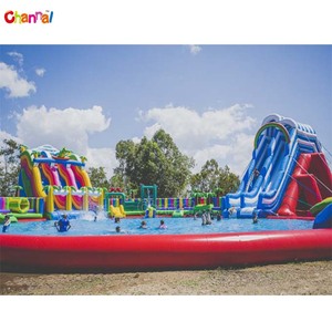 Parc aquatique gonflable avec <span class=keywords><strong>toboggan</strong></span>, grande taille, parc aquatique - Product Image 6