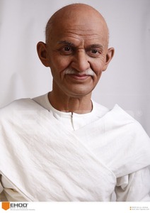 Statua di Cera a Grandezza Naturale del Famoso <span class=keywords><strong>Politico</strong></span> Indiano Gandhi in Vendita - Product Image 4