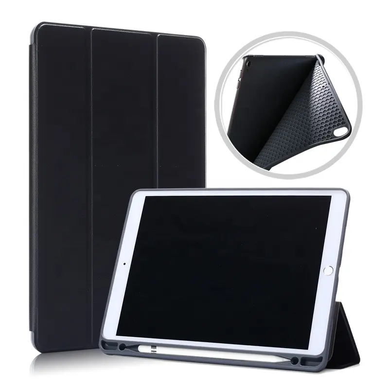 Shockproof Rugged Silicone Leather Tablet Case For iPad Air 3 Pro 10.5 With Pencil Holder