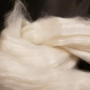 新西兰原始卡白色羊毛纤维