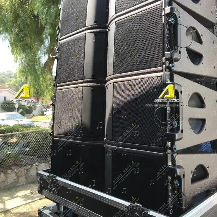 Professional KR208 line array speaker KR208 line array speaker double 8 inch line speaker