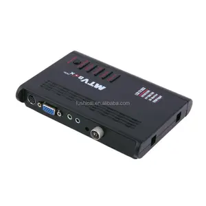 Mini portable external analog LCD tv box digital usb analog tv tuner