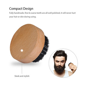 Di legno di bambù rotonda cinghiale capelli setola pennello da <span class=keywords><strong>barba</strong></span> - Product Image 6