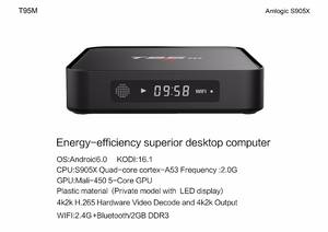 T95M Amlogic S905X 2G 8G Quad Core 64Bit Android 6.0 <span class=keywords><strong>Smart</strong></span> <span class=keywords><strong>TV</strong></span> boîte 4 K HD Media Player Construit <span class=keywords><strong>en</strong></span> Sortie <span class=keywords><strong>WiFi</strong></span> Set Top Box - Product Image 3