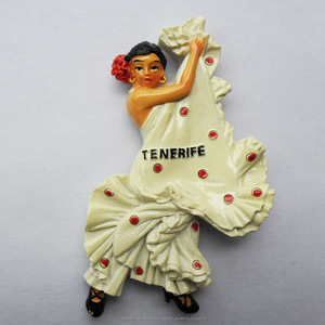 EW00057 imán recuerdo regalo flamenco, recuerdo Tenerife imán fabricante en China - Product Image 1
