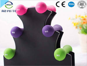 The exercise fitness womens suit hanger hand free weights free weights coated set - Product Image 3