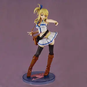 Figura de ação colecionável do anime fadas tail lucy