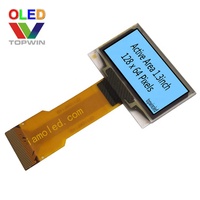 Pantalla OLED de 1.3'' (1.3 pulgadas) de 30 pines, color blanco, UG-2864KSWLG23, con cable de 40 mm de longitud, tipo de conector multi-interfaz