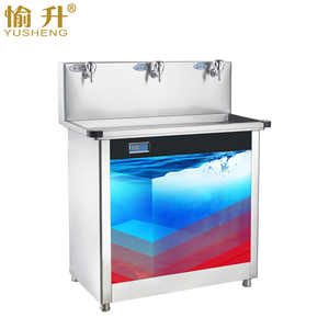 Bebedero Comercial <span class=keywords><strong>de</strong></span> Acero Inoxidable con 3 Grifos, Dispensador <span class=keywords><strong>de</strong></span> <span class=keywords><strong>Agua</strong></span> Fría <span class=keywords><strong>y</strong></span> <span class=keywords><strong>Caliente</strong></span> para Escuela u Oficina - Product Image 3