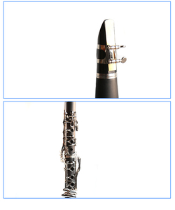 Clarinete de baquelita brillante de 17 teclas con opción de tono BB para más accesorios - Product Image 3