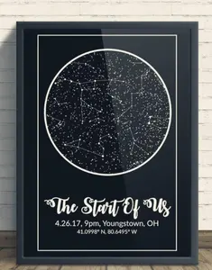 Custom Star Karte, Nacht Sky Print, Star Map Poster