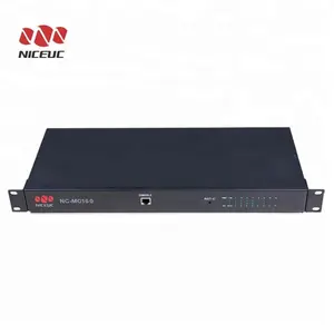 NICEUC wireless ip pbx system gsm telephone cn gua connect to ip pbx nc mg160 3 kgs 16 ports fxs fxo per unit