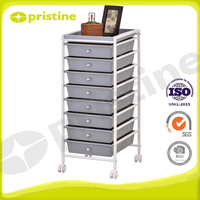 Hochwertiger OEM EBay Organizer Taiwan Home Storage Möbel Büro Rollwagen 8 PP Kunststoff Schubladen Aufbewahrungs Organizer Wagen Möbel
