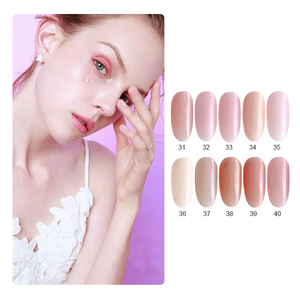 ยาทาเล็บเจลยี่ห้ออี้ติงเฉิง ซีรีส์สีชมพูนู้ด 50 สี ติดทนนาน แบบลอกได้ด้วยแสงยูวี/แอลอีดี - Product Image 3