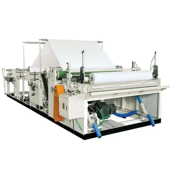 स्वचालित Rewinder Perforating टॉयलेट पेपर Rewinding मशीन रसोई तौलिया बनाने मशीनरी बनाने
