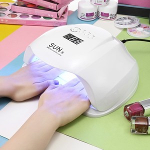 Grosir Pabrik SunX 48W/54W lamparas de uas mesin manikur kabin <span class=keywords><strong>UV</strong></span> <span class=keywords><strong>LED</strong></span> lampu kuku mini