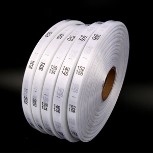 Rollo <span class=keywords><strong>de</strong></span> cintas <span class=keywords><strong>de</strong></span> satén blancas personalizadas textiles a <span class=keywords><strong>precio</strong></span> directo <span class=keywords><strong>de</strong></span> fábrica con logotipos <span class=keywords><strong>de</strong></span> números impresos marcas - Product Image 1