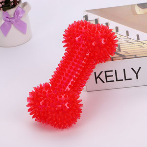 <span class=keywords><strong>2021</strong></span> mejor venta de alta calidad Spiky Chew TPR juguetes para perros hueso de <span class=keywords><strong>perro</strong></span> para la dentición - Product Image 6