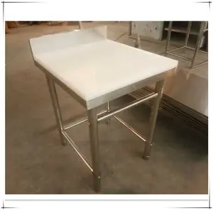 스테인레스 스틸 고기 절단 주방 작업 벤치 테이블 현대 Desgin Restaurnts 노크 허용 Zhongkai ZKZG89