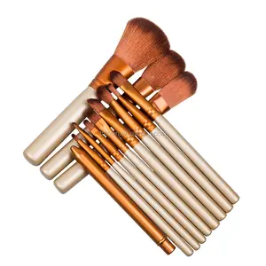 Makeup Brush 1Set=12pcs Kit Beautiful Professional Make Up Brush Tools Brush Kit