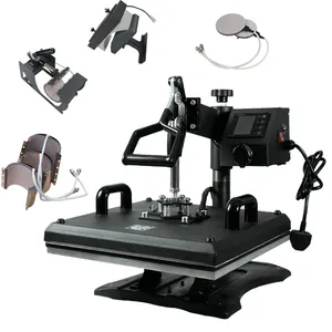 Prime Quality HP8IN1 all in one combo heat press machine mugs/t-shirt/caps heat transfer press