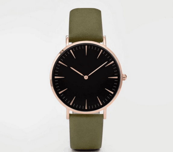 Unique Woman Watches Black Color Wrist Watch Lady Watch Custom Logo