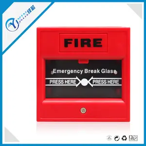 Hot Selling Fire Alarm Emergency Push Button Break Glass Type