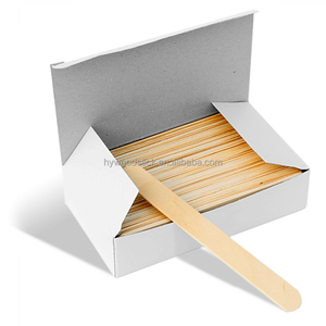 Pembuat langsung stik es loli Mini besar DIY Spatula sekali pakai depresor lidah medis kayu - Product Image 3