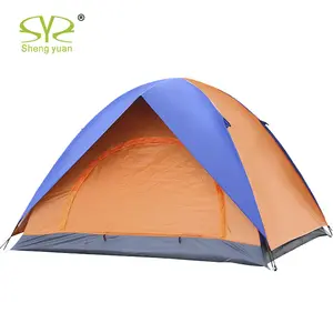 Shaoxing 2X2 Meter 3-4 Orang 2 Dtorey Tenda Tenda Tahan Air Luar Ruangan Besar Keluarga Berkemah Tenda