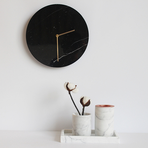 <span class=keywords><strong>Orologio</strong></span> <span class=keywords><strong>da</strong></span> <span class=keywords><strong>Parete</strong></span> Rotondo in Marmo <span class=keywords><strong>Bianco</strong></span> Personalizzato per Decorazione Casa - Product Image 2
