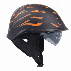 <span class=keywords><strong>Casque</strong></span> de moto DOT <span class=keywords><strong>Noir</strong></span> mat <span class=keywords><strong>Casque</strong></span> de moto allemand Chopper Cruiser Biker S,M,L,XL,XXL <span class=keywords><strong>Casque</strong></span> de <span class=keywords><strong>scooter</strong></span> avec lunettes de soleil - Product Image 2