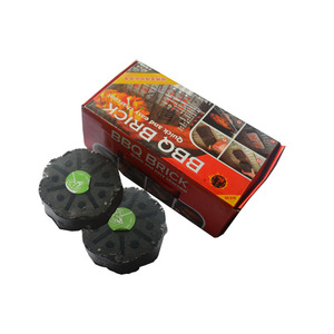 HQBQ0003 HongQiang Fast Light Smokeless <strong>Coconut</strong> Shell Charcoal Briquette for BBQ - Product Image 1